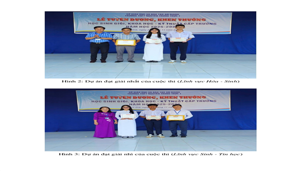 CUỘC THI KHKT CẤP TRƯỜNG – KHỞI ĐẦU ƯỚC MƠ VƯƠN XA  TRONG THỜI ĐẠI KỶ NGUYÊN SỐ!